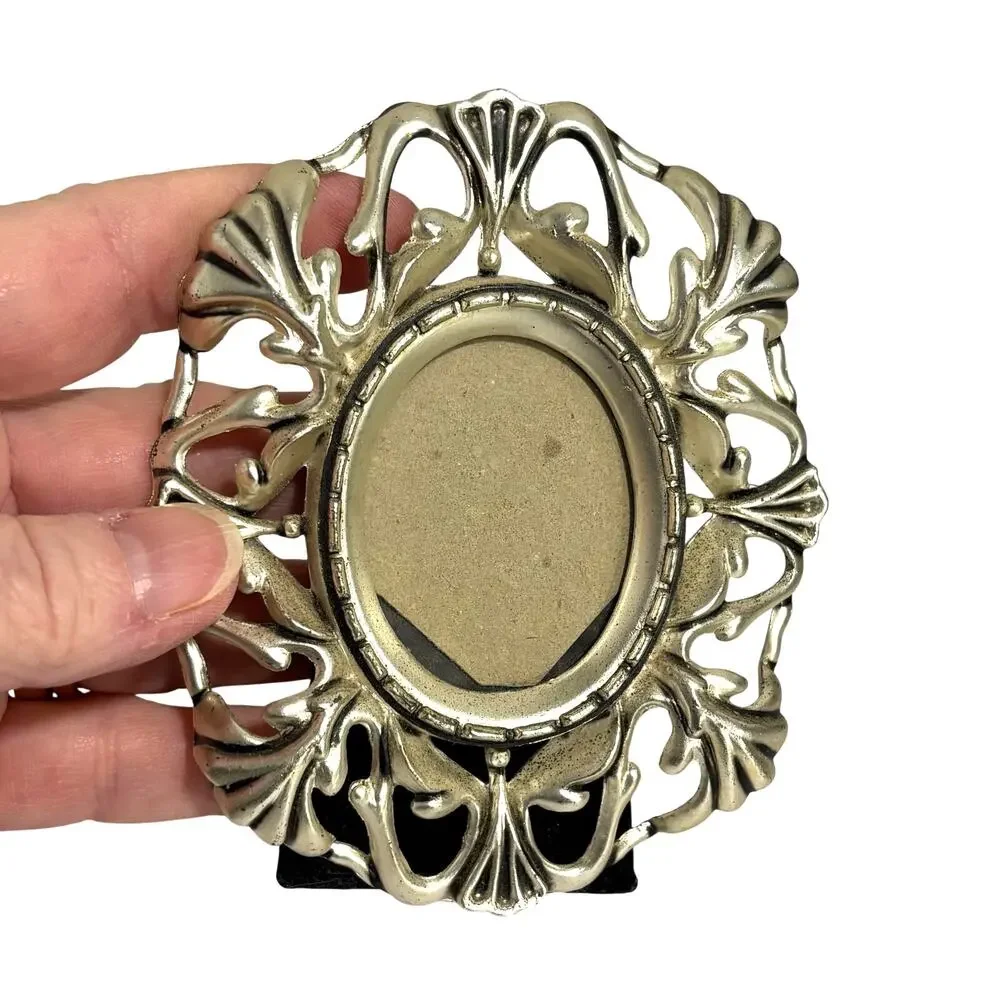 Vintage silver tone